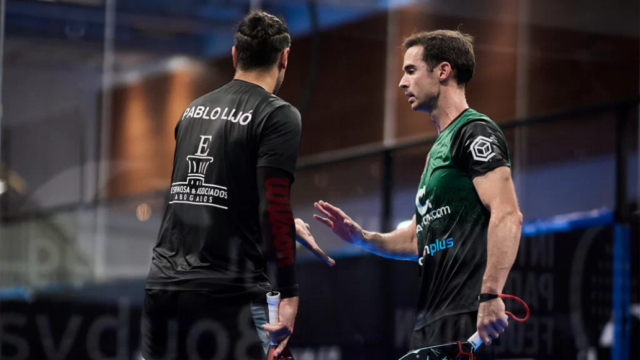 Gonzalo Rubio y Pablo Lijó eliminan a Álex Chozas y Leo Augsburger en los dieciseisavos de final del Kuwait Premier Padel P1 Gonzalo Rubio y Pablo Lijó eliminan a Álex Chozas y Leo Augsburger en los dieciseisavos de final del Kuwait Premier Padel P1