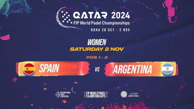 En directo la final femenina del Mundial de Pádel de Qatar 2024: España vs Argentina En directo la final femenina del Mundial de Pádel de Qatar 2024: España vs Argentina