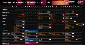 Así será el calendario Premier Padel 2025
