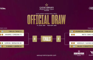Sorteados los cruces de las Premier Padel Finals Cuadro masculino de las Premier Padel Finals