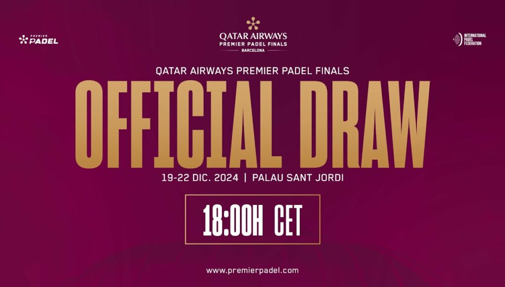 En directo el sorteo de los cruces de las Premier Padel Finals