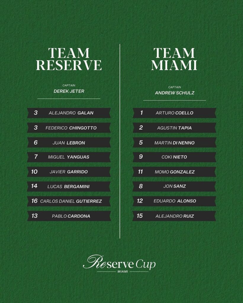 Participantes en la Reserve Cup Miami