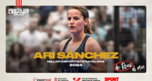 Ari Sánchez premiada como mejor deportista catalana 2024