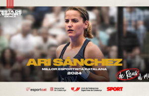 Ari Sánchez premiada como mejor deportista catalana 2024 Ari Sánchez premiada como mejor deportista catalana 2024