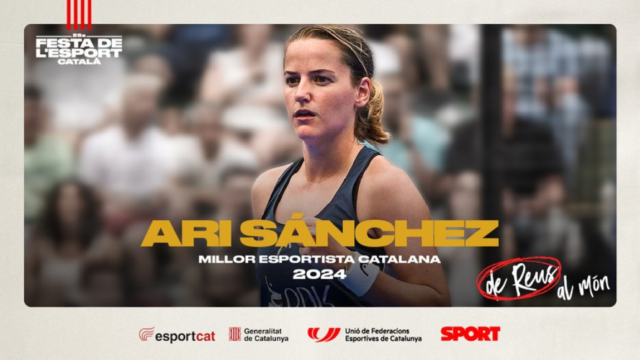 Ari Sánchez premiada como mejor deportista catalana 2024 Ari Sánchez premiada como mejor deportista catalana 2024