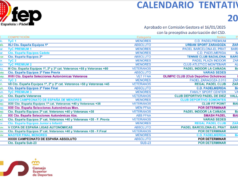 La FEP hace oficial el calendario tentativo de competición 2025