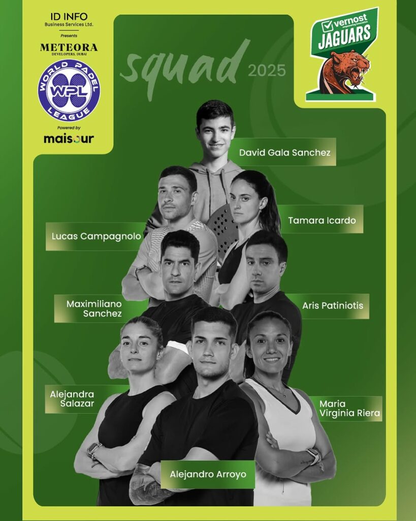 Equipos de la World Padel League 2025