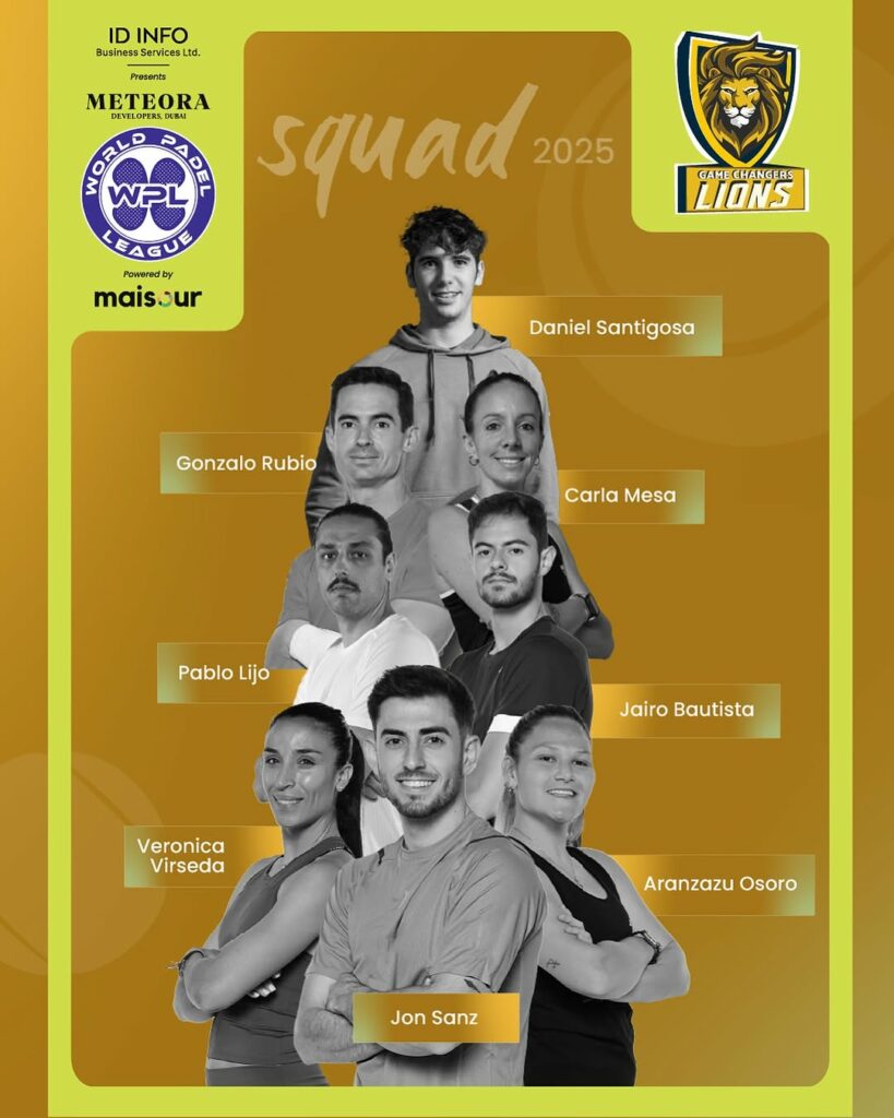 Equipos de la World Padel League 2025