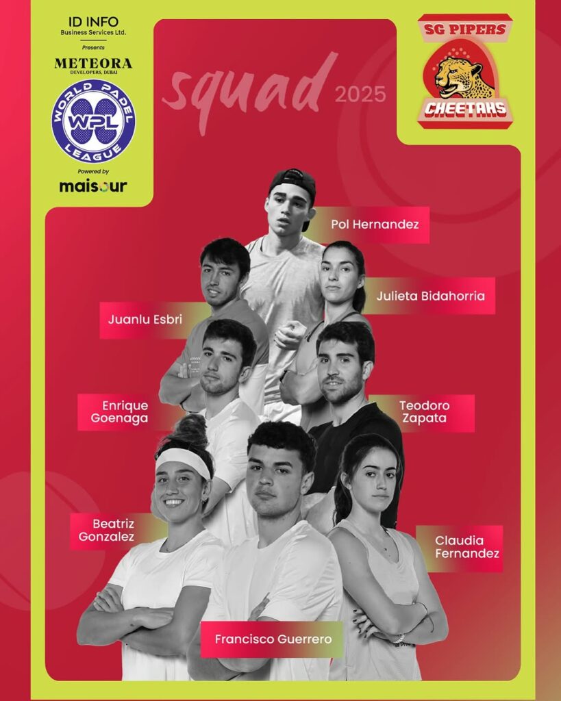 Equipos de la World Padel League 2025