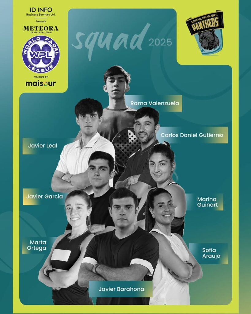 Equipos de la World Padel League 2025