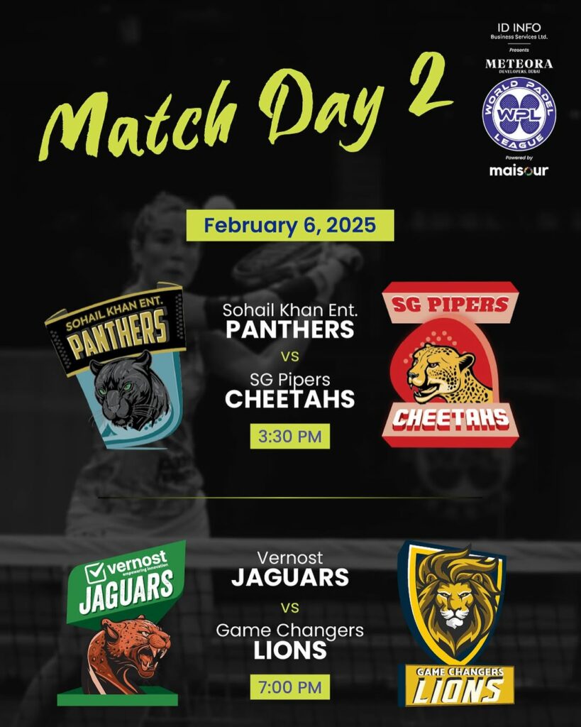 Horarios de la World Padel League 2025