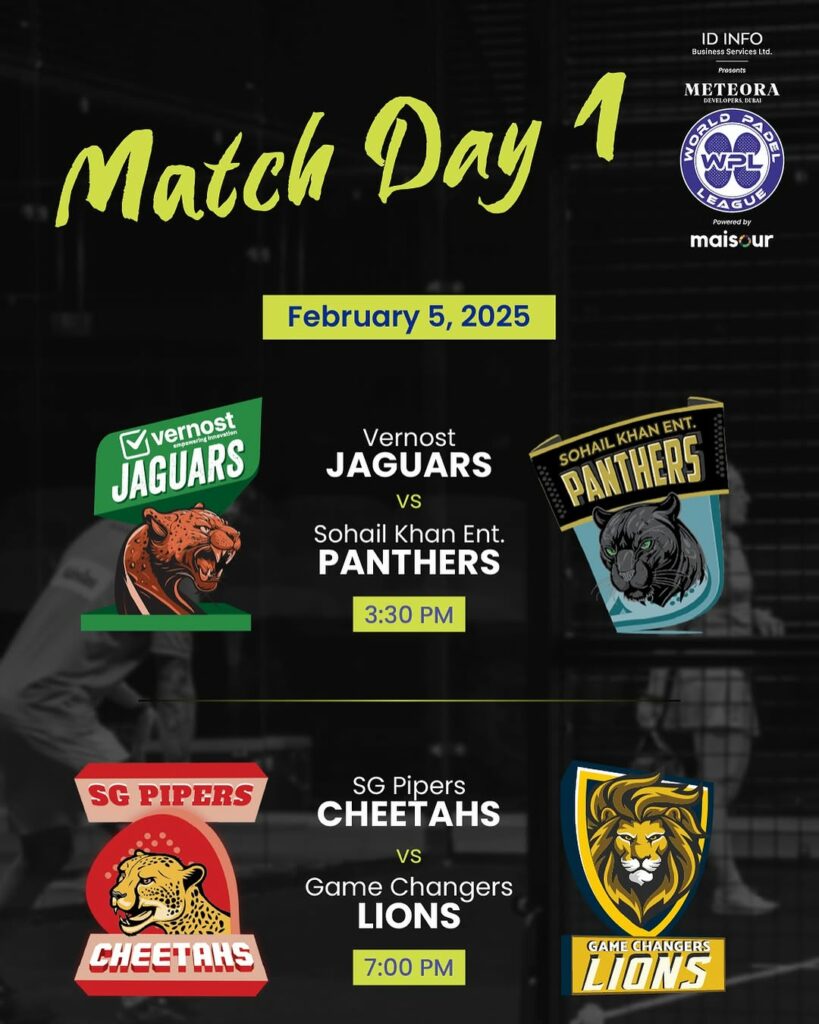 Horarios de la World Padel League 2025
