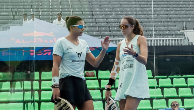 Delfi Brea y Gemma Triay sacan adelante un complicado partido de debut ante Andrea Ustero y Alejandra Alonso Delfi Brea y Gemma Triay sacan adelante un complicado partido de debut ante Andrea Ustero y Alejandra Alonso