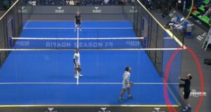 Polémica arbitral en el Premier Padel Riyadh Season P1: ¿es buena o mala la acción de Franco Stupaczuk en las semifinales?