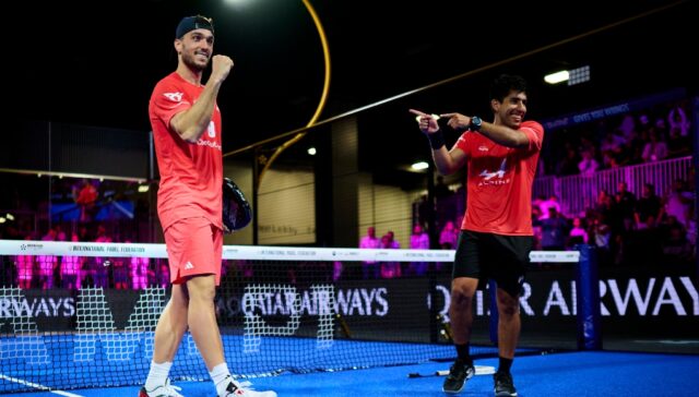Ale Galán y Fede Chingotto sufren para alcanzar en Miami su primera final de la temporada Ale Galán y Fede Chingotto sufren para alcanzar en Miami su primera final de la temporada