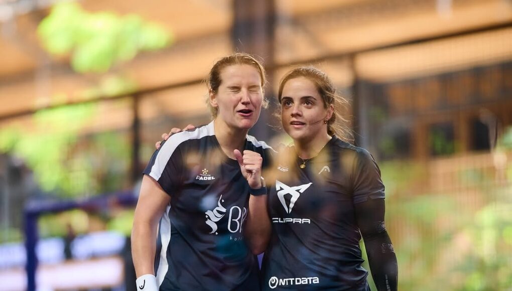 bruselassemisaripaula Ari Sánchez y Paula Josemaría ya esperan rivales para la final del Brussels Premier Padel P2