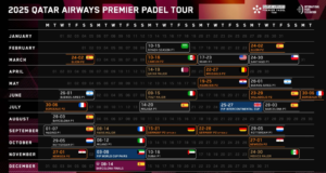 Cambios en el calendario Premier Padel 2025