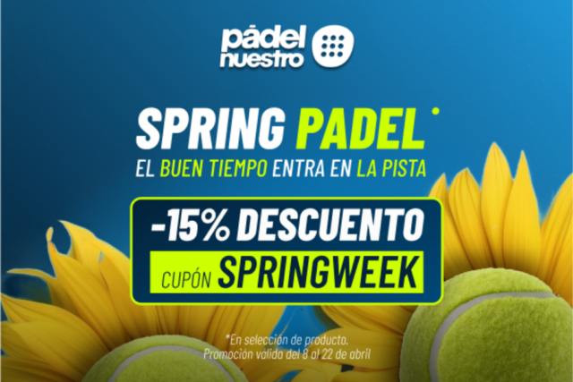 El pádel florece en Europa durante la Primavera: Pādel Nuestro lanza su campaña “Spring Padel” con grandes descuentos para animarse a jugar