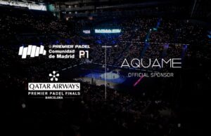 AQUAME se une al mejor pádel del mundo en el Comunidad de Madrid Premier Padel P1 y las Qatar Airways Premier Padel Finals en Barcelona AQUAME se une al mejor pádel del mundo en el Comunidad de Madrid Premier Padel P1 y las Qatar Airways Premier Padel Finals en Barcelona