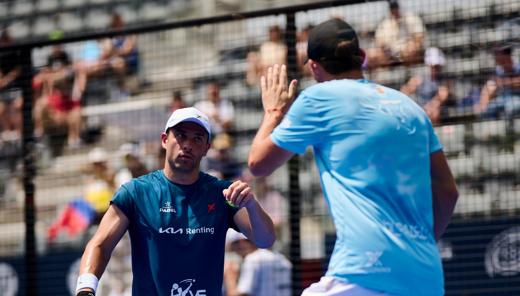Roma Major / Photo: @silvestreszpylma /Premier Padel Nachi Sager y Lucas Campagnolo apean del segundo Major de la temporada a Pablo Cardona y Leo Augsburger