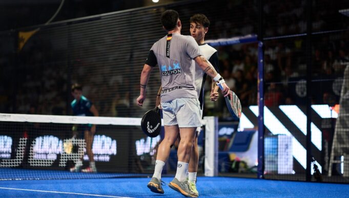 Javi Leal y Fran Guerrero disputarán las semifinales del Italy Major Premier Padel tras eliminar a los número cuatro Javi Leal y Fran Guerrero disputarán las semifinales del Italy Major Premier Padel tras eliminar a los número cuatro