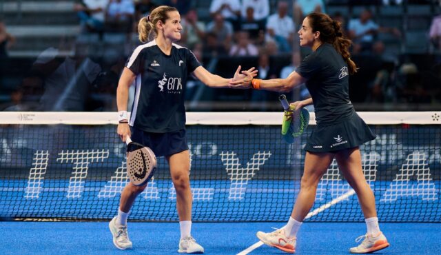 Ari Sánchez y Paula Josemaría se medirán a Delfi Brea y Gemma Triay en la final del Italy Major Premier Padel Ari Sánchez y Paula Josemaría