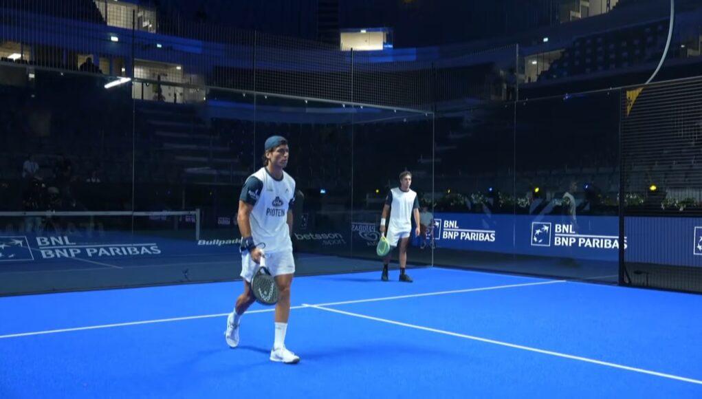 La primera jornada del Italy Major Premier Padel 2025 sufre el aplazamiento de dos partidos