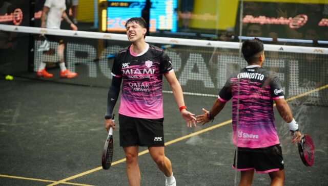 Agustín Tapia y Fede Chingotto se quedan sin final: Pablo Cardona y Leo Augsburger pelearán por el título contra los San Diego Stingrays Agustín Tapia y Fede Chingotto se quedan sin final: Pablo Cardona y Leo Augsburger pelearán por el título contra los San Diego Stingrays