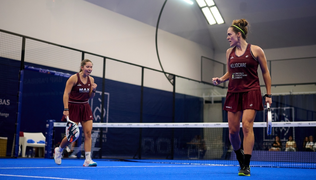 PARIS MAJOR / Photo: @silvestreszpylma /Premier Padel Carolina Orsi y Martina Fassio vencen por segunda semana consecutiva a las décimas cabezas de serie