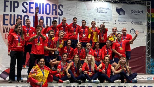 España hace pleno pleno en el Fip Senior Euro Padel Cup España hace pleno pleno en el Fip Senior Euro Padel Cup