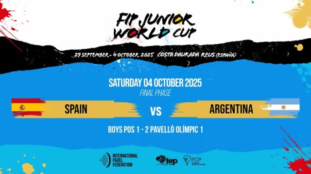 En directo las finales del FIP Junior World Cup Costa Daurada Reus 2025