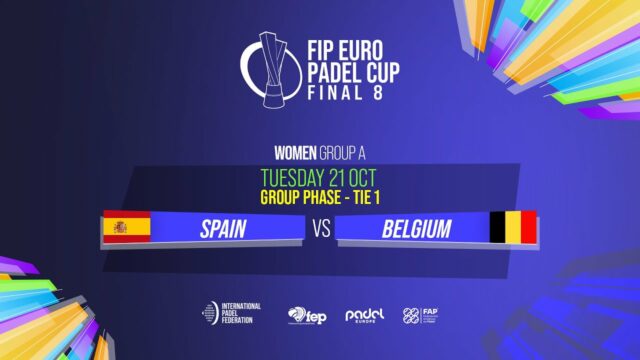 En directo la primera jornada de la fase de grupos de la FIP Euro Padel Cup 2025 – Final 8 En directo la primera jornada de la fase de grupos de la FIP Euro Padel Cup 2025 – Final 8