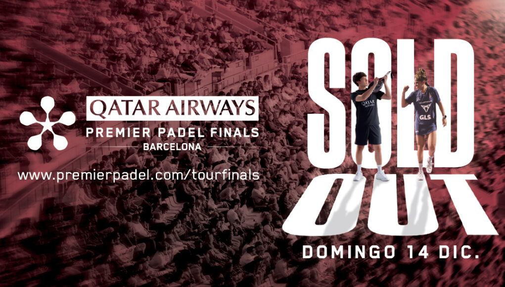 SOLD OUT DOMINGO 1200-628 Doble sold out histórico para las Qatar Airways Premier Padel Finals 2025