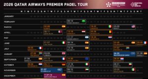 Calendario Premier Padel 2026