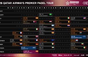 Calendario Premier Padel 2026: Valencia, Londres y Pretoria se unen al circuito Calendario Premier Padel 2026