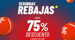 Segundas rebajas de Padel Nuestro: descuentos de hasta un 75% en toda la web