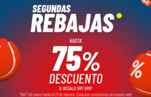 Segundas rebajas de Padel Nuestro: descuentos de hasta un 75% en toda la web Segundas rebajas de Padel Nuestro: descuentos de hasta un 75% en toda la web