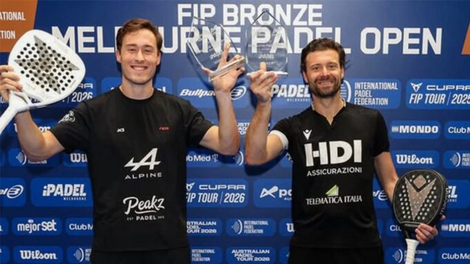 Simone Cremona y Sten Richters comienzan el año con el título en el FIP Bronze Melbourne Padel Open Simone Cremona y Sten Richters