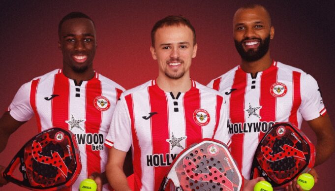 Joma fusiona fútbol y pádel con la pala exclusiva del Brentford FC Joma fusiona fútbol y pádel con la pala exclusiva del Brentford FC