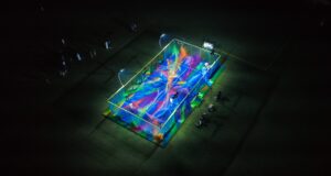 Premier Padel y Art Basel Qatar transforman la pista de pádel en una obra de arte