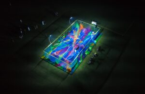 Premier Padel y Art Basel Qatar transforman la pista de pádel en una obra de arte