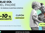 Especial Día del Padre: 5 regalos clave con un 10% de descuento extra en Ofertas de Padel Especial Día del Padre: 5 regalos clave con un 10% de descuento extra en Ofertas de Padel