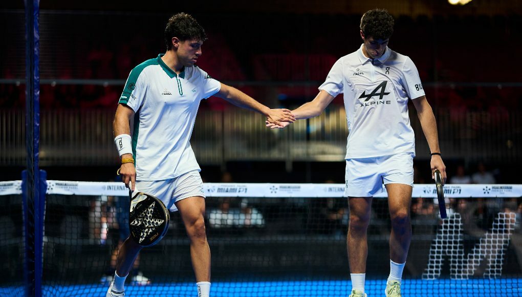 Miami P1, Foto: Mariano Castro / PREMIER PADEL Paquito Navarro y Fran Guerrero desafían a los número uno en los cuartos del Miami P1