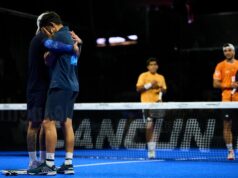 ¡Cayeron los número dos! Sanyo y Gonza tumban a Galán y Chingotto en Cancún ¡Cayeron los número dos! Sanyo y Gonza tumban a Galán y Chingotto en Cancún