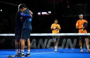 ¡Cayeron los número dos! Sanyo y Gonza tumban a Galán y Chingotto en Cancún ¡Cayeron los número dos! Sanyo y Gonza tumban a Galán y Chingotto en Cancún
