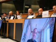 El pádel protagonista en el Parlamento Europeo a cuatro meses de su debut en los Juegos del Mediterráneo