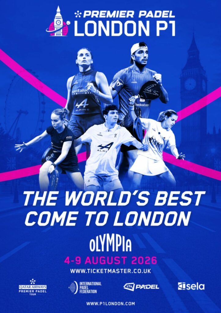 Londres acogerá el primer Premier Padel P1 de su historia en el icónico Olympia