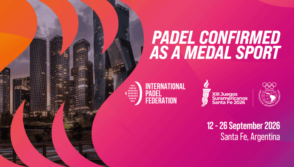 Juegos Suramericanos El pádel formará parte oficialmente de los Juegos Suramericanos 2026