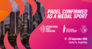 El pádel formará parte oficialmente de los Juegos Suramericanos 2026