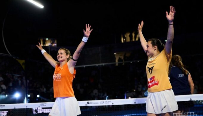 Ari Sánchez y Andrea Ustero cortan la racha de Paula Josemaría y Bea González… ¡en el partido más largo de Premier Padel! Ari Sánchez y Andrea Ustero cortan la racha de Paula Josemaría y Bea González... ¡en el partido más largo de Premier Padel!